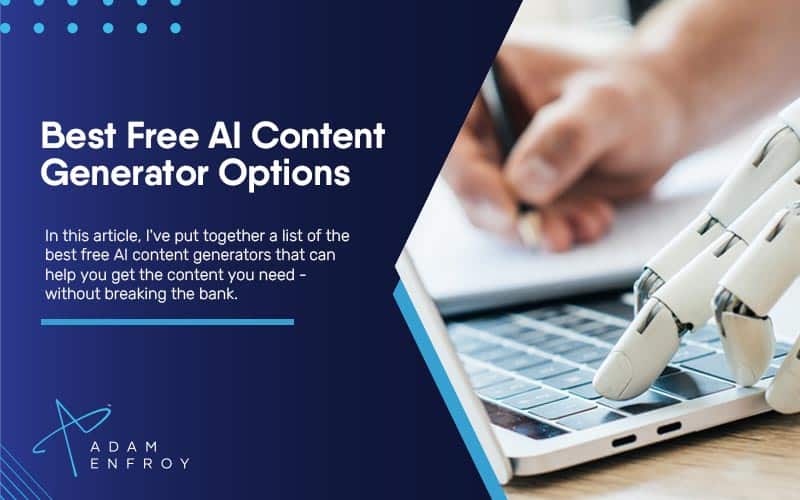 5 Best Free AI Content Generator Options (Jan’ 23)