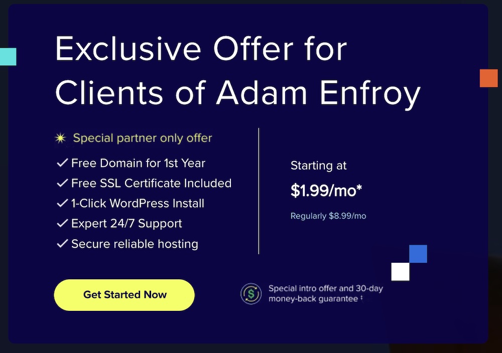 Adam Enfroy 1.99 Pricing