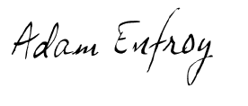 Adam Enfroy Signature