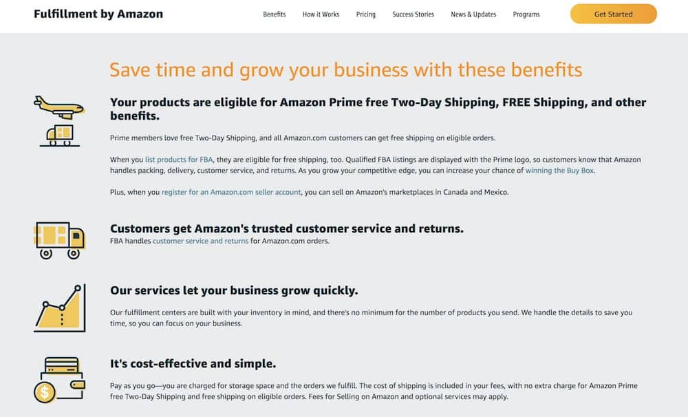 how does amazon fba work