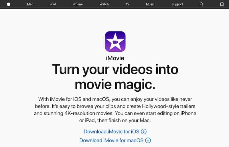 Apple iMovie