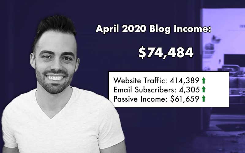 Blog Income Report for April 2020: How I Earned $74,484 This Month