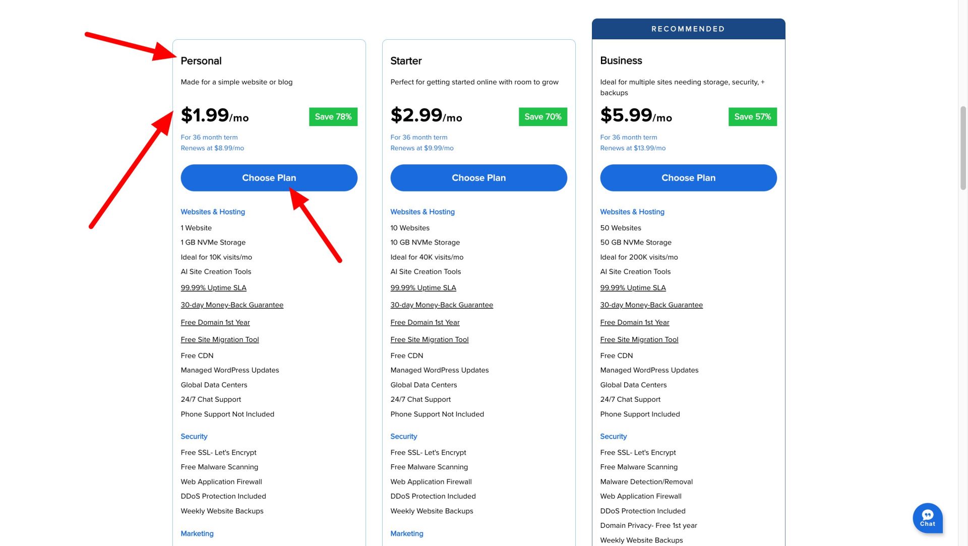 Bluehost Pricing Plans 2026