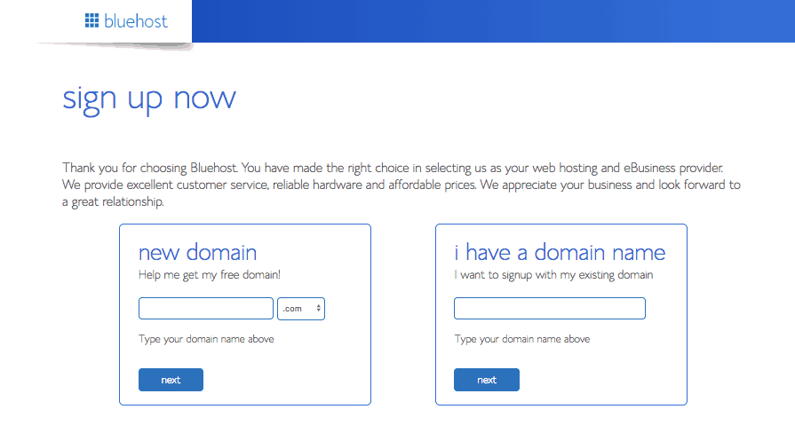 Bluehost Domain Name Set-Up