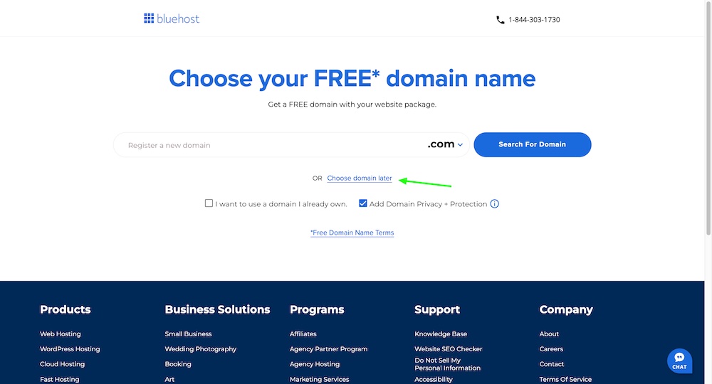 Choose Domain Later