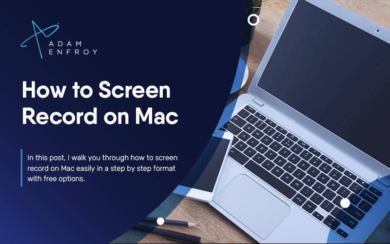 how to screen record presentation on mac