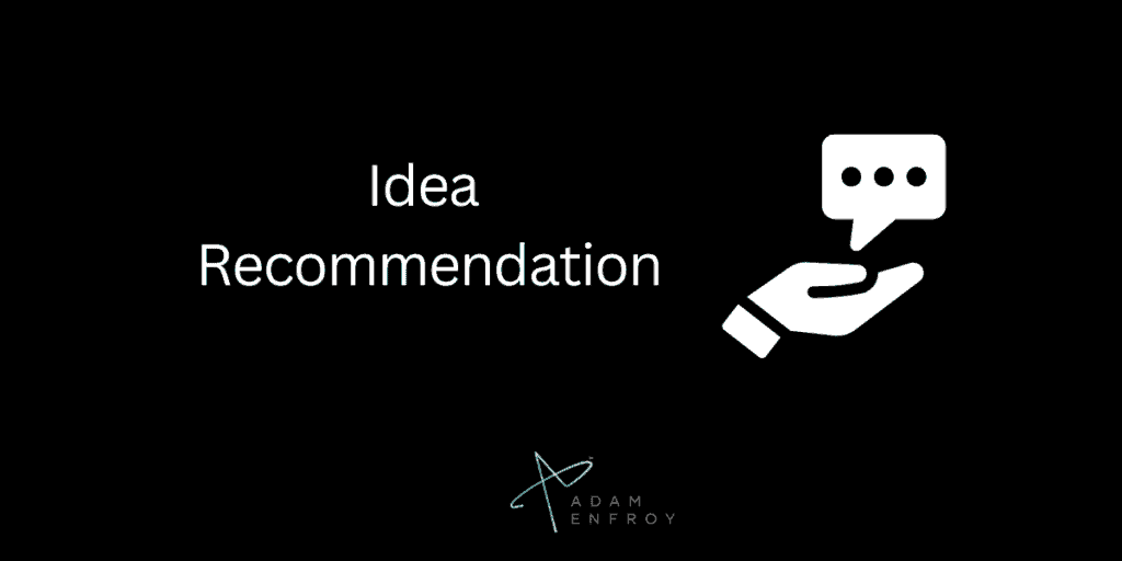 Idea Recommendation
