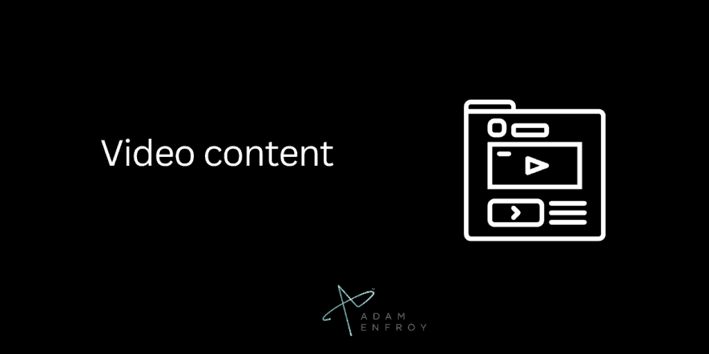 Make use of video content