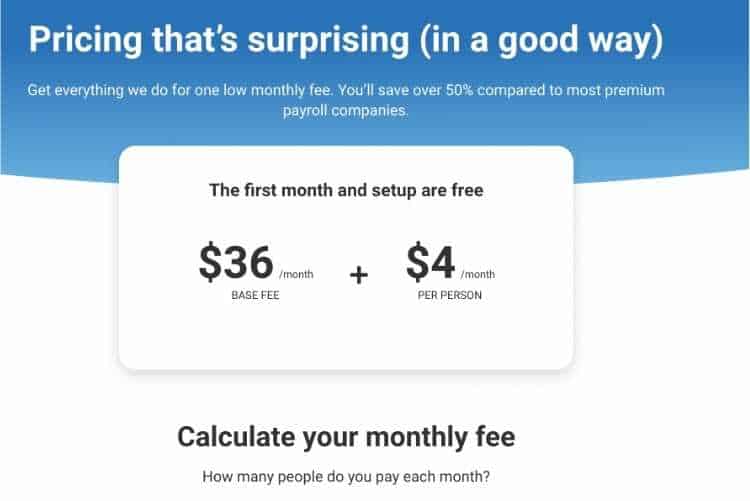 OnPay Pricing