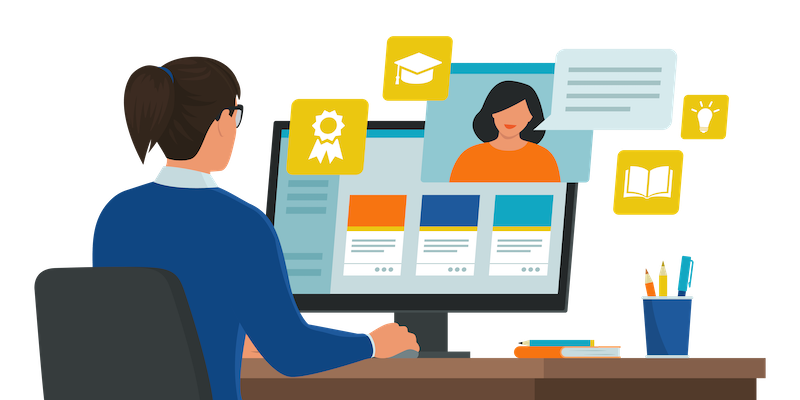 Online course graphic