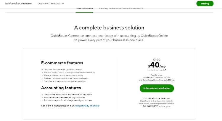 QuickBooks pricing