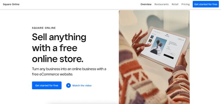 square homepage