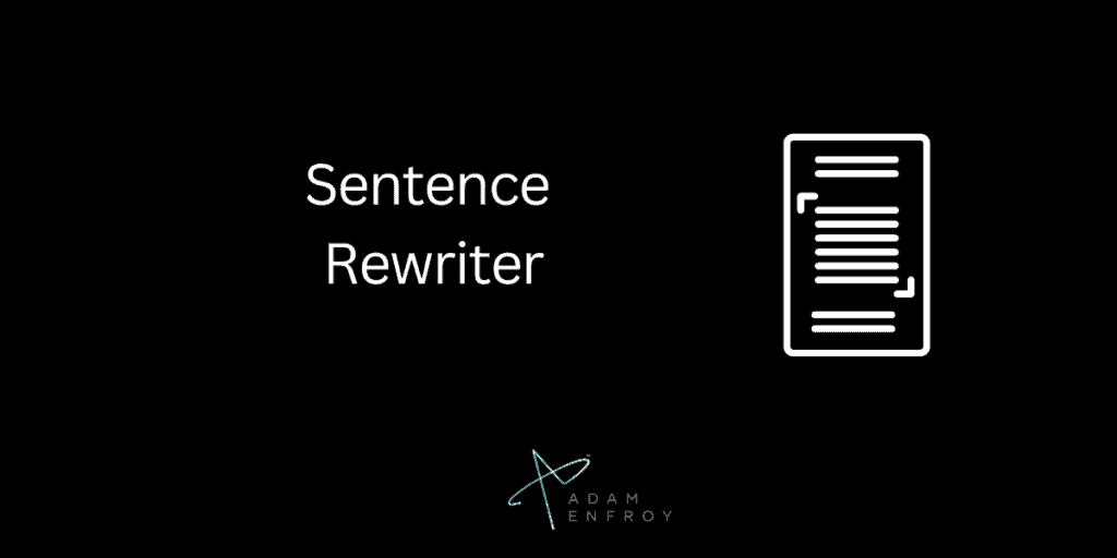 Sentence Rewriter
