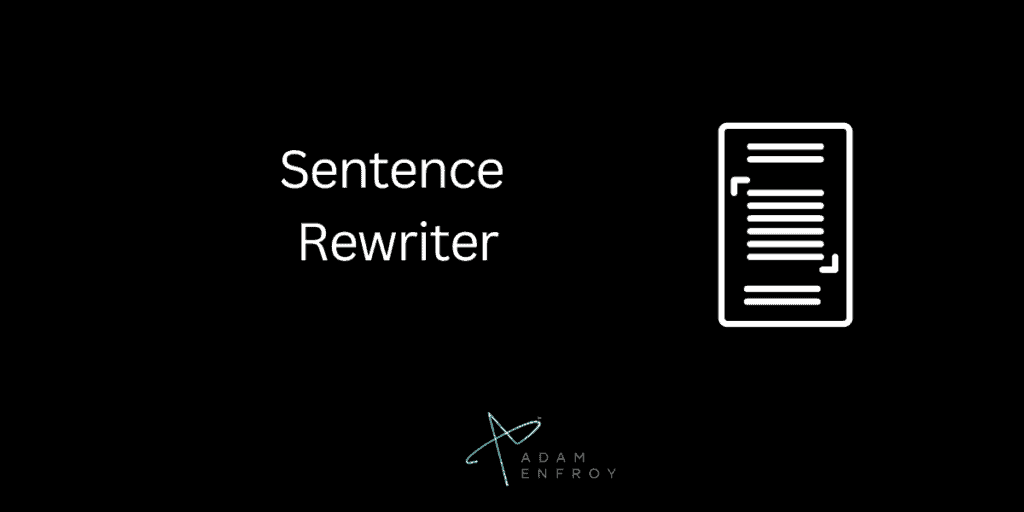 Sentence Rewriter
