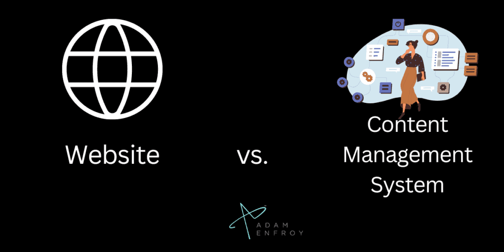 The Difference Between A Website And A Content Management System