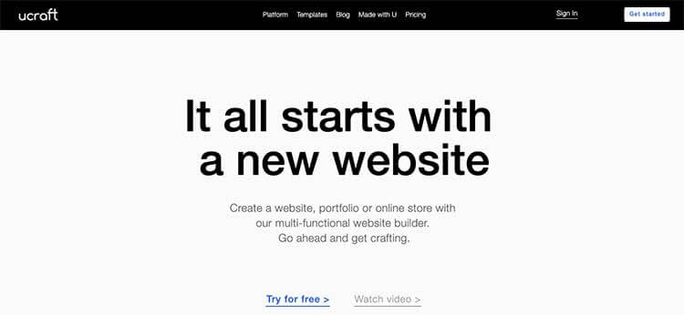 Ucraft Website Builder