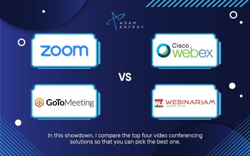 Zoom vs GoToMeeting vs Webex vs WebinarJam: Which is Best in 2023?