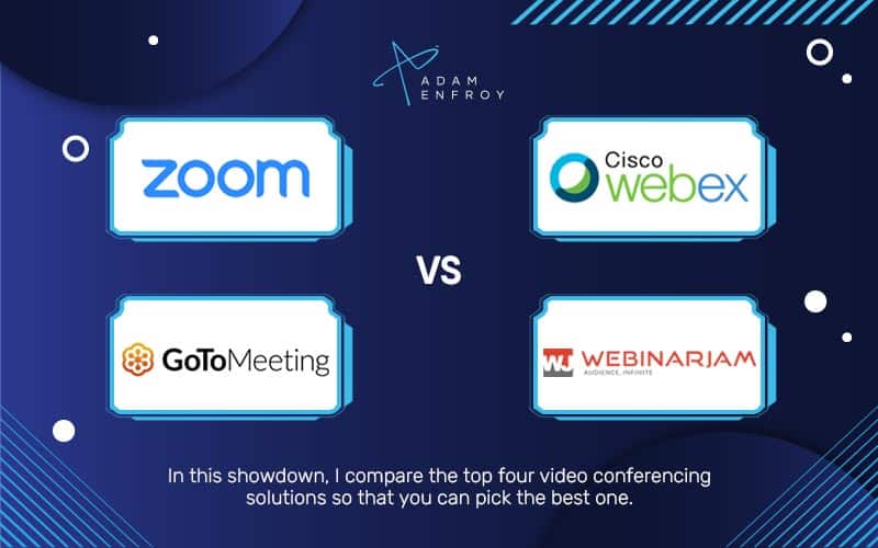 Zoom vs GoToMeeting vs Webex vs WebinarJam: Which is Best in 2024?