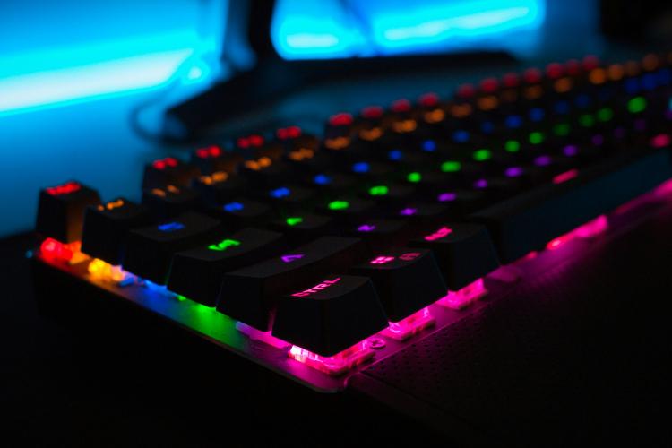 a backlit mechanical keyboard for gamers