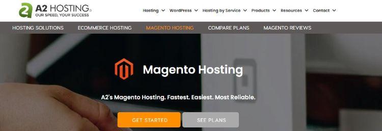 a2hosting homepage