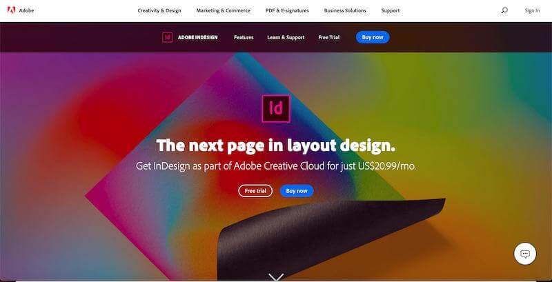 Adobe InDesign cover photo