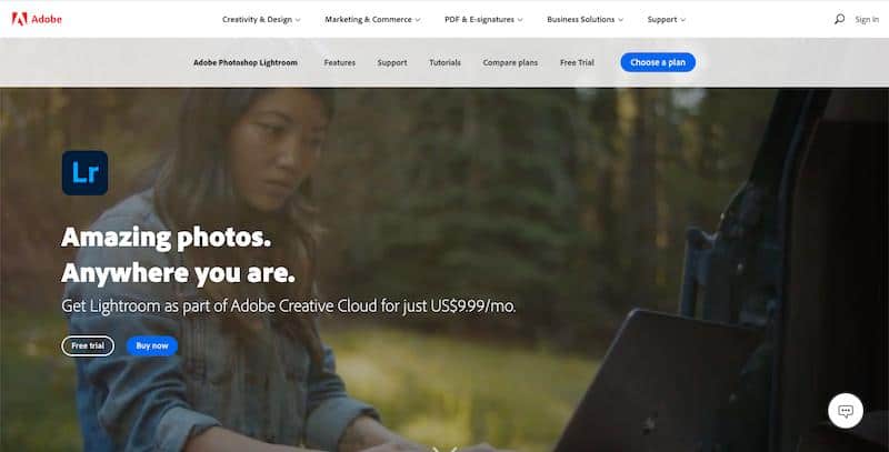 Adobe Lightroom - cloud-based photo management