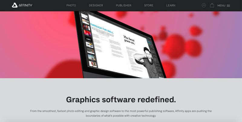 Affinity Designer graphics software cover photo