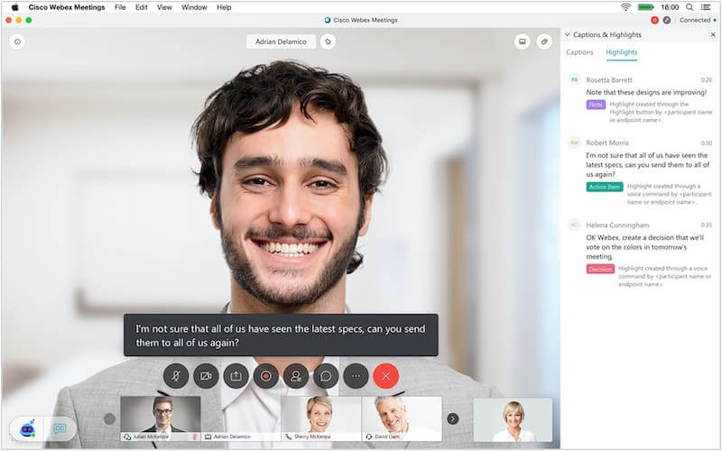 AI-powered Webex assistant