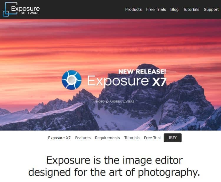 alien skin exposure x4 homepage