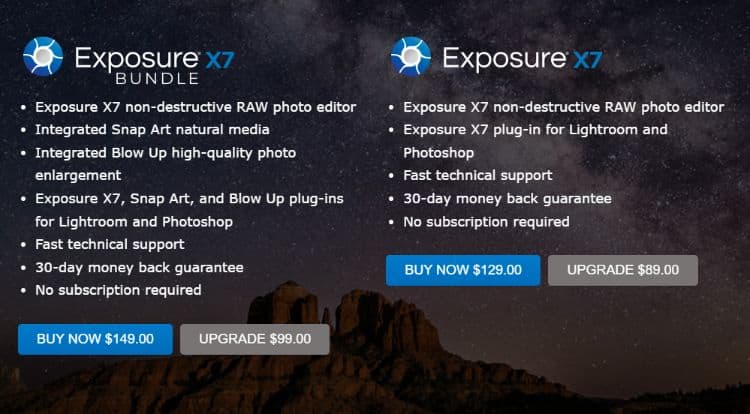 alien skin exposure x4 pricing