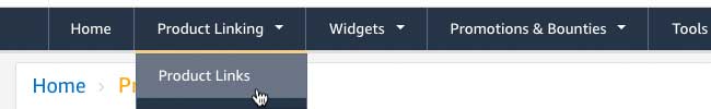 Amazon Associates - Build Product Links