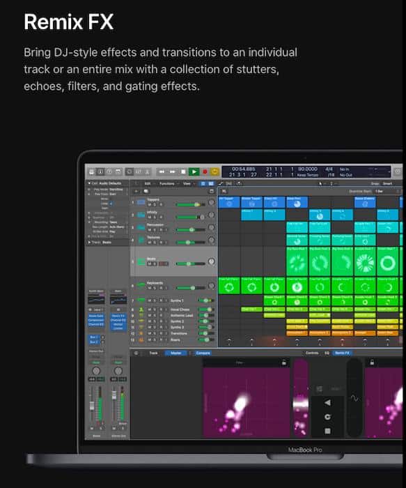 Apple Logic Pro X Features 