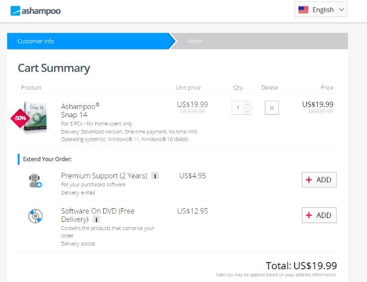 ashampoo pricing