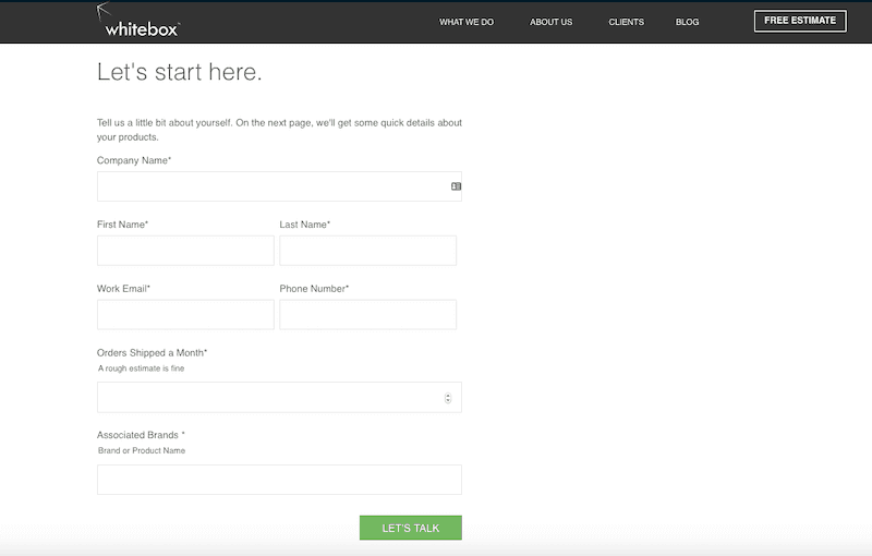 Best 3rd-Party Logistics Companies - WhiteBox Form