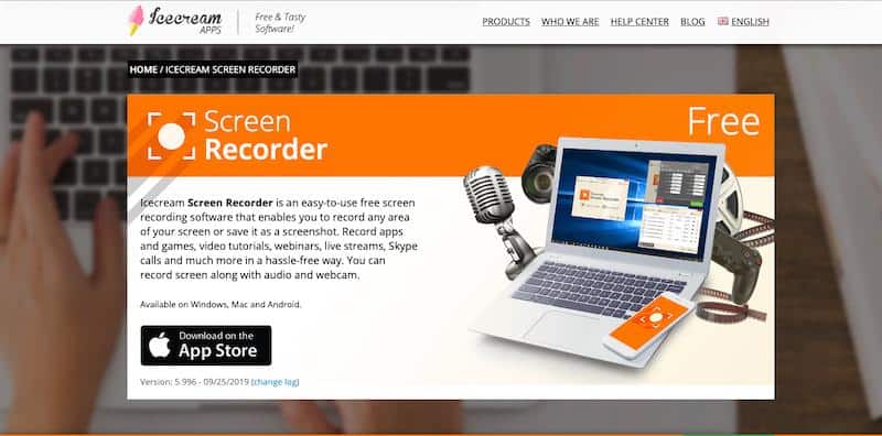 Best Screen Recording Software: Icecream Screen Recorder 