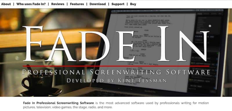 Best Screenwriting Software: Fade In