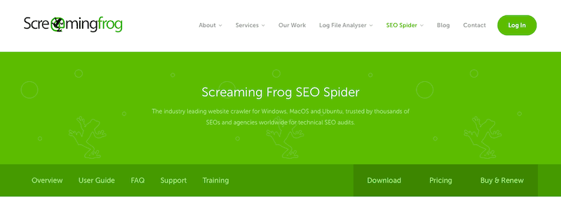 Best SEO Tools Screaming Frog 