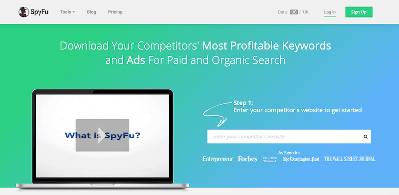 Best SEO Tools Spyfu