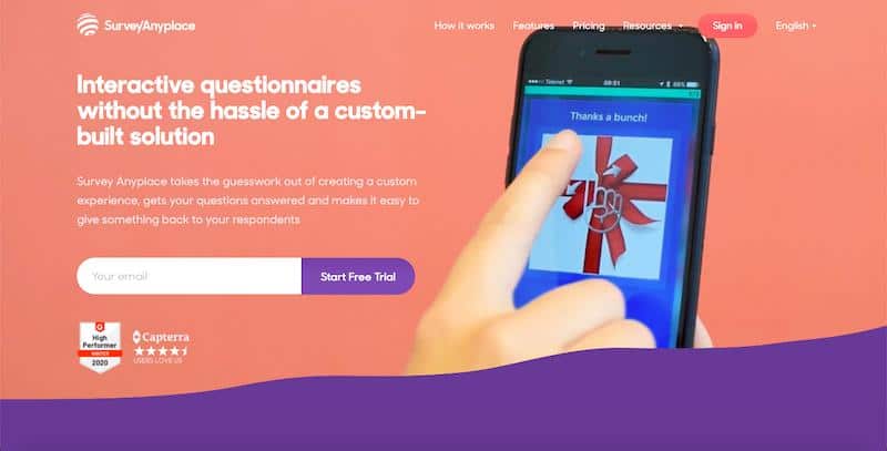 Best survey software Survey Anyplace