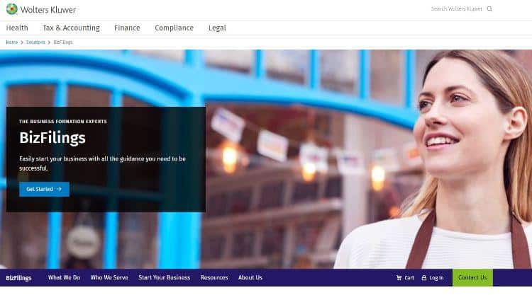 bizfiling homepage