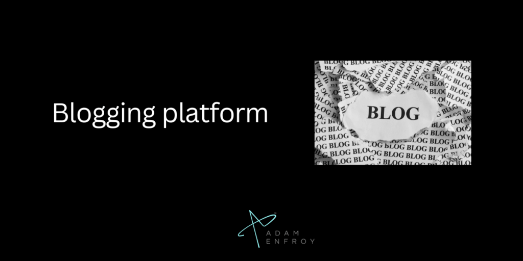 blogging platform