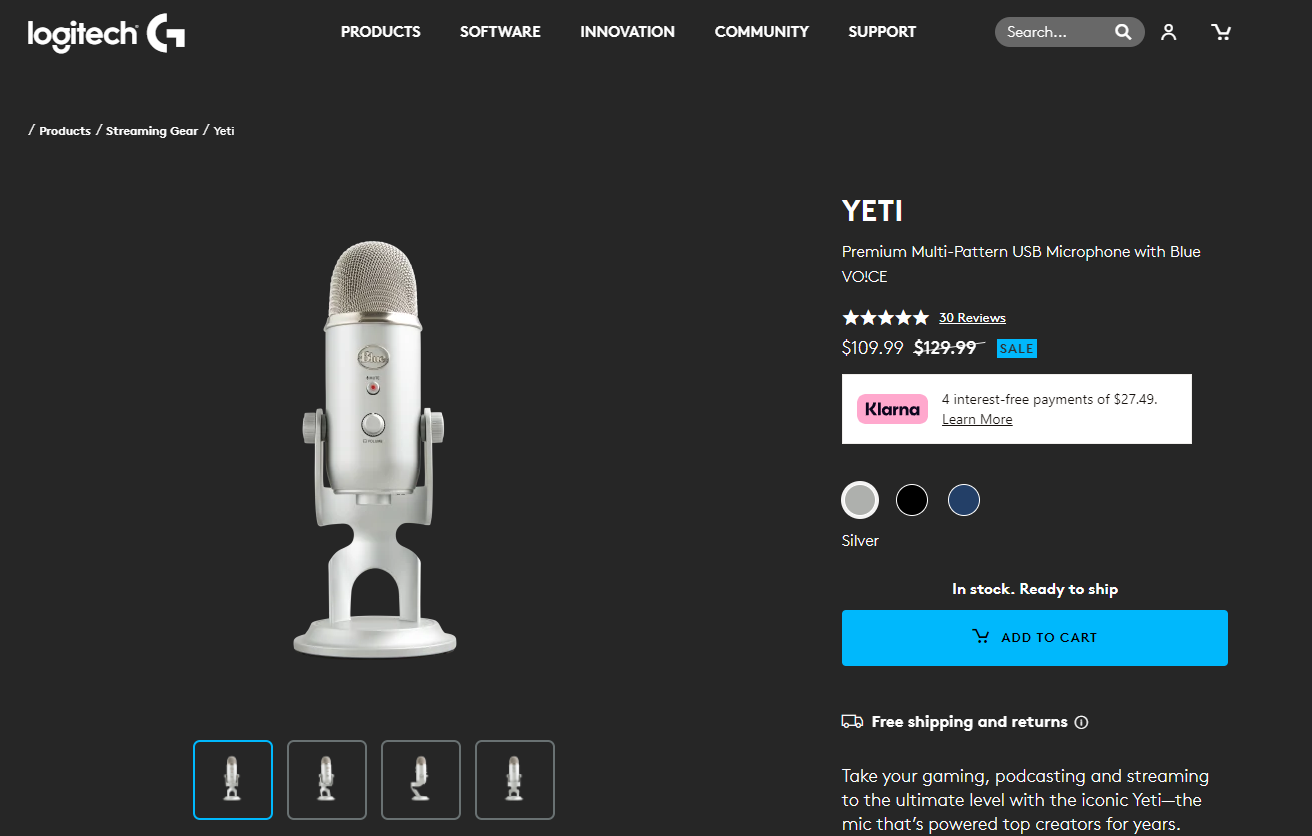 blue yeti microphone