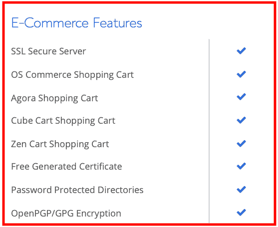 Bluehost: Web Hosting Review E-commerce Features