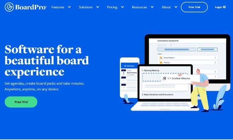 boardpro homepage
