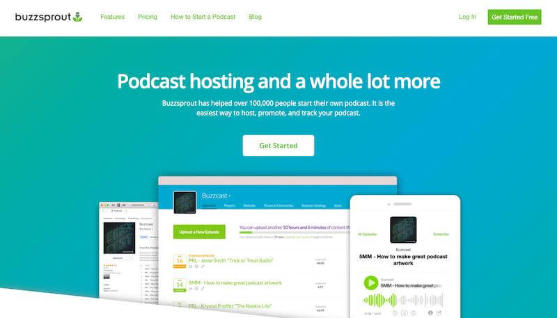 BuzzSprout Best Podcast Tool