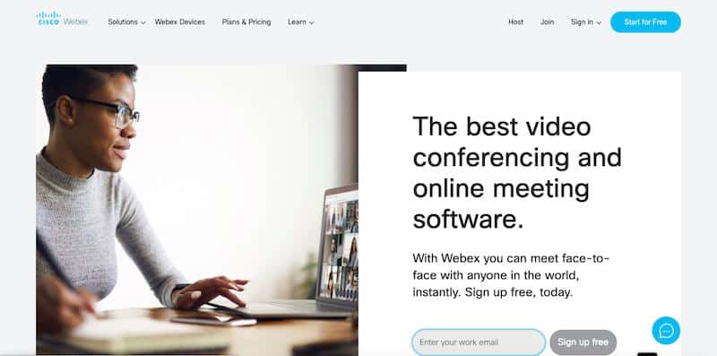 Cisco Webex: online video conferencing software