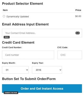 ClickFunnels checkout page