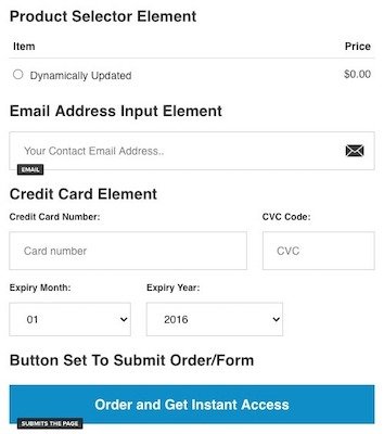 ClickFunnels checkout page 