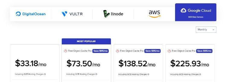 cloudways pricing