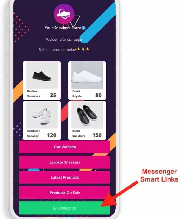 ContactInBio Product Page